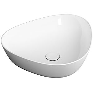 Vitra Plural top bowl 7812B403-0016 47 x 40 x 13 cm, white high gloss, asymmetrical, without overflow / tap hole