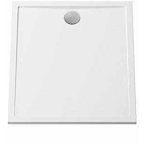 Vitra Aruna shower tray 89010 90x90x3cm, flat, square, mineral cast, white, without anti-slip