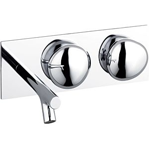 Vitra Istanbul -handle basin mixer A41808 projection 218mm, with concealed body, chrome