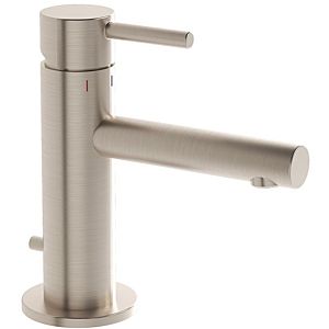 Vitra Origin A4256734 projection 105mm, short, single hole installation, with pop-up waste, brushed nickel