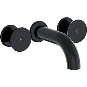 Vitra Liquid -handle basin mixer, short, high-gloss black