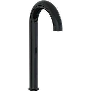 Vitra Liquid Touchless single lever basin mixer A4277439 projection 175mm, single hole installation, without pop-up waste, battery operated (6 V), black high gloss