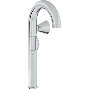 Vitra Liquid single lever basin mixer A42791 projection 175mm, single hole installation, without pop-up waste, handle on the right, chrome