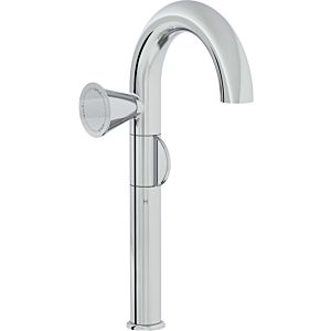 Vitra Liquid single lever basin mixer A42794 projection 175mm, single hole installation, without pop-up waste, left handle, chrome