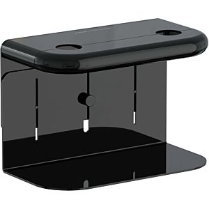 Vitra Liquid double soap dispenser - Halter A4456739 200x105x125-160mm, wall mounting, black glossy