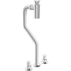 Vitra Plural design siphon system A45157 chrome, for floor drain, floor mounting