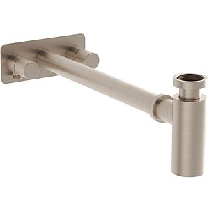 Vitra Plural siphon set A4515934 brushed nickel, with left and right corner valves