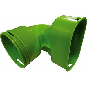 Wolf CWL Excellent transition 2577347 90 degrees, from DN 75 round to 50 x 100 flat duct