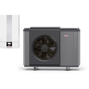 Wolf heat pump CHA-Monoblock 07 9146862 400 V, with indoor/outdoor unit, with electric heating element