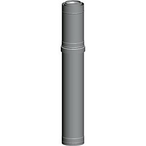 Wolf Dachdurchführung 2651655 DN 80 / 125, 1000 mm, Stainless Steel / polypropylene, for Luft- / exhaust pipe facade