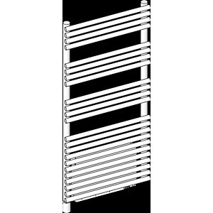 Zehnder forma design electric radiator ZF130250A300000 LFE-120-050/IPS, 1230 x 496 mm, gray aluminum