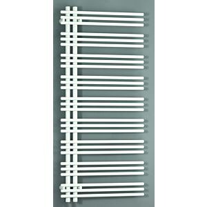 Zehnder Yucca Asym design electric radiator ZY3Z0338CR00000 YAECR-130-40/GD 1329 x 378 mm, single-layer, right, chrome-plated