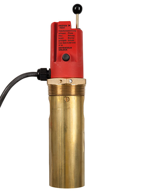 Dispositif de sécurité contre le manque d'eau Afriso 42319 avec filetage de raccordement R2 2