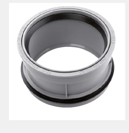 Réducteur interne d'eaux usées Airfit 11090IR DN 110 x 90, pour tuyaux HT et KG, en polypropylène 2