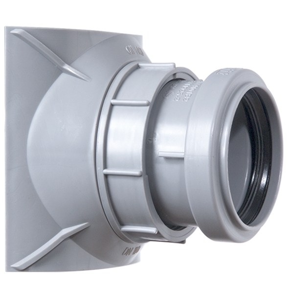 Raccord à vis Airfit 21050AZ DN 110 x 50, gris, en polypropylène 2