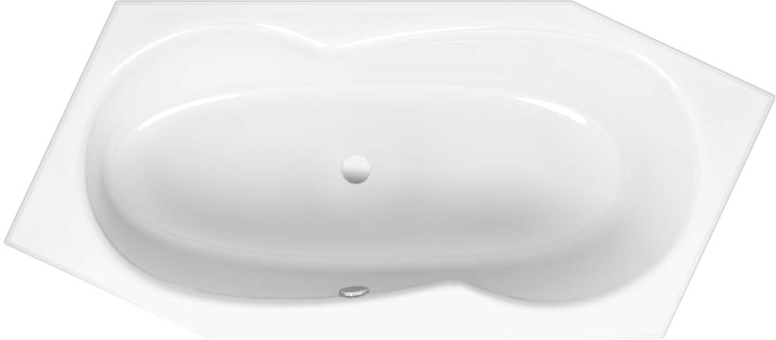 Bettemetric Bathtub 6841000 206 X 90 Cm White Foot End On The Left Overflow In Front