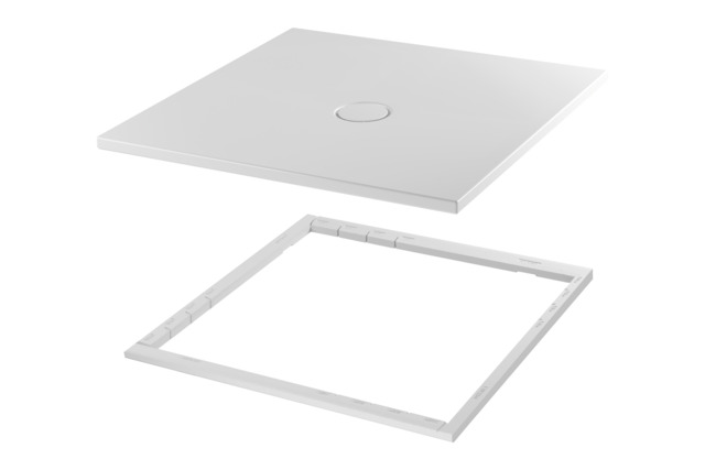 Bette BetteFloor 5711-441PLUS Duschfläche, Creme, 90x70cm 2