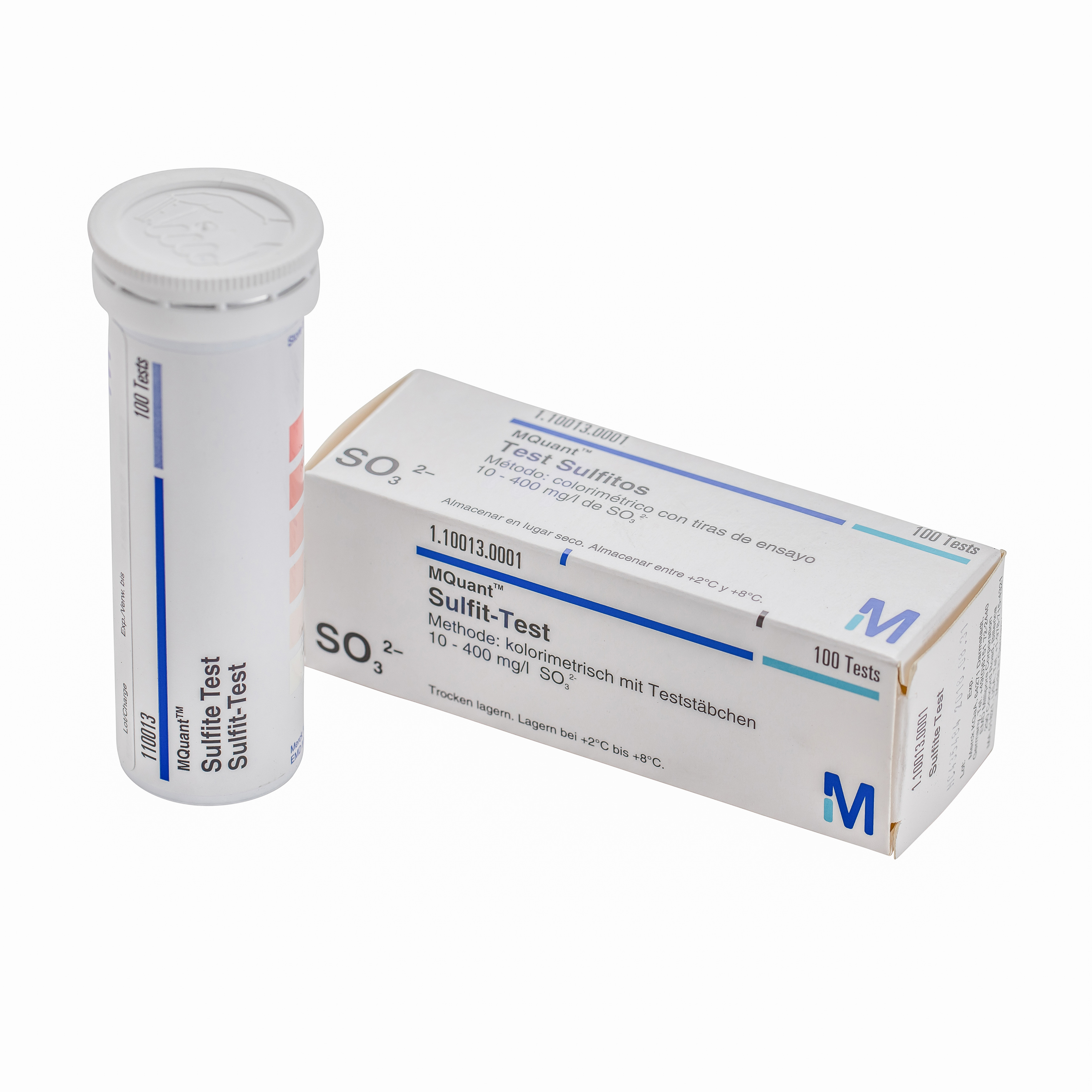 BWT bandelettes de test de sulfite 18986 plage de mesure 1930 -400 mg / I SO, 100 pièces 2