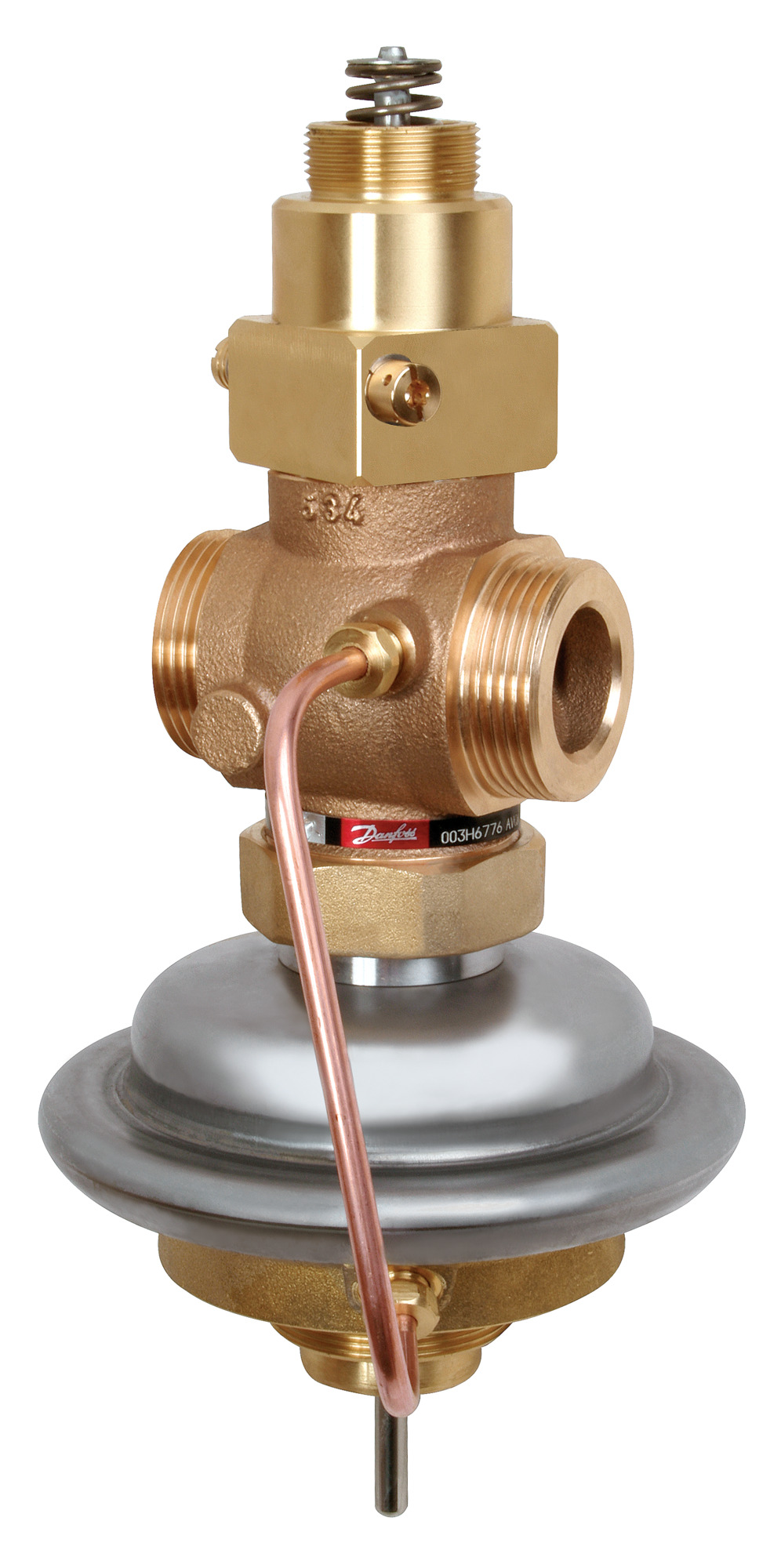 Danfoss Vol.-régulateur de courant, m, Stellv, 003H6779 DN50, Kvs 20.0, PN25, GGG-40.3, G 21/2A 2