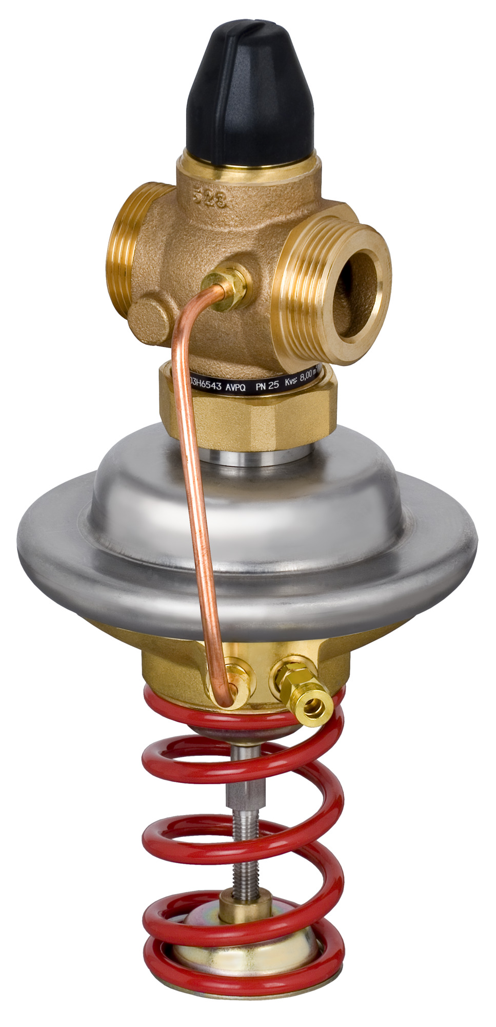 Danfoss Diff, pression, + V, régulation de courant, AVPQ 003H6918 Kvs 0,4, 0,2-1,0bar, G3/4 A 2
