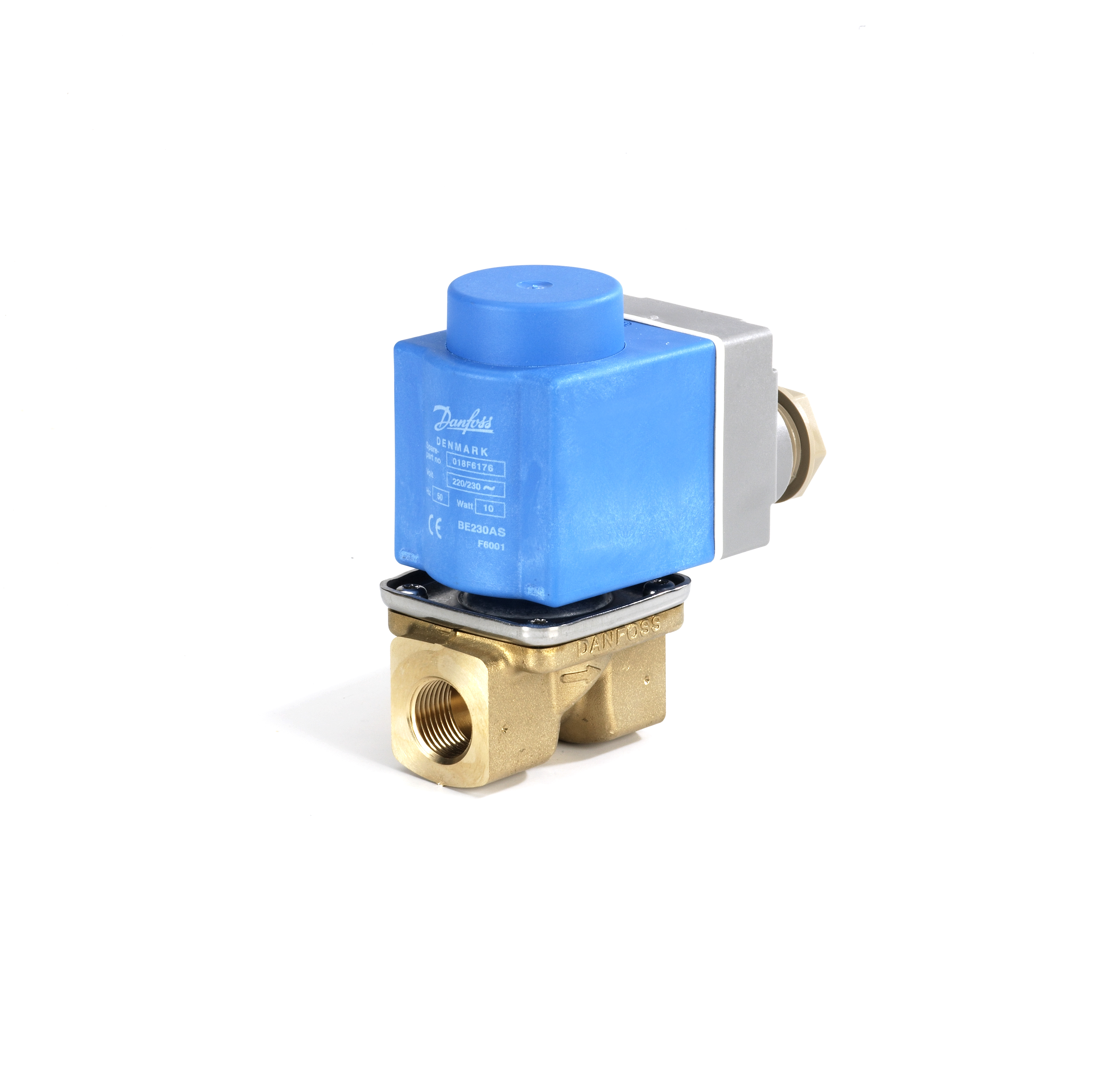 Électrovanne Danfoss Ev220b 032U1246 10B, G 3/8, kvs 1,5, normalement fermée, NC 2