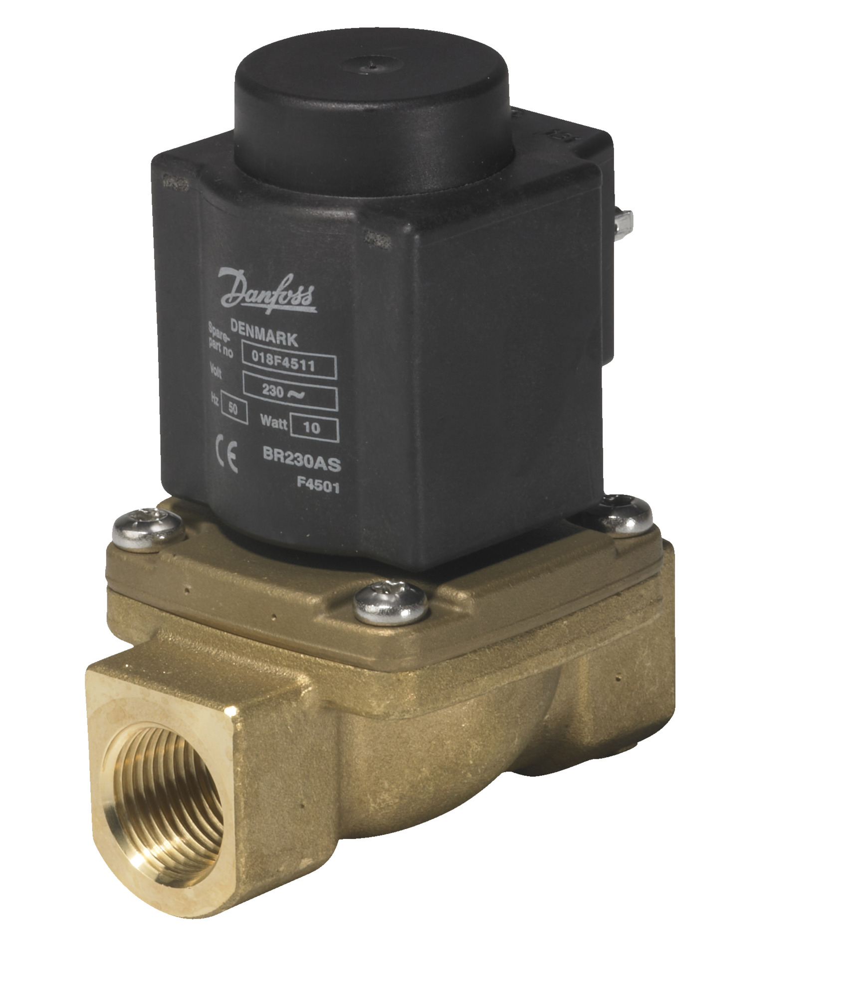 Électrovanne Danfoss 032U380531 15BD, G 1/2, kvs 3, normalement fermée, NC 2