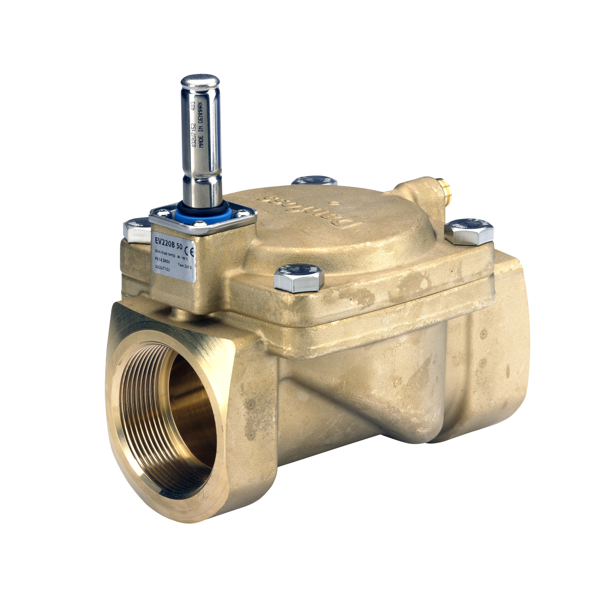 Électrovanne Danfoss Ev220b 032U7152 50B, G 2, kvs 40, normalement ouverte, NON 2