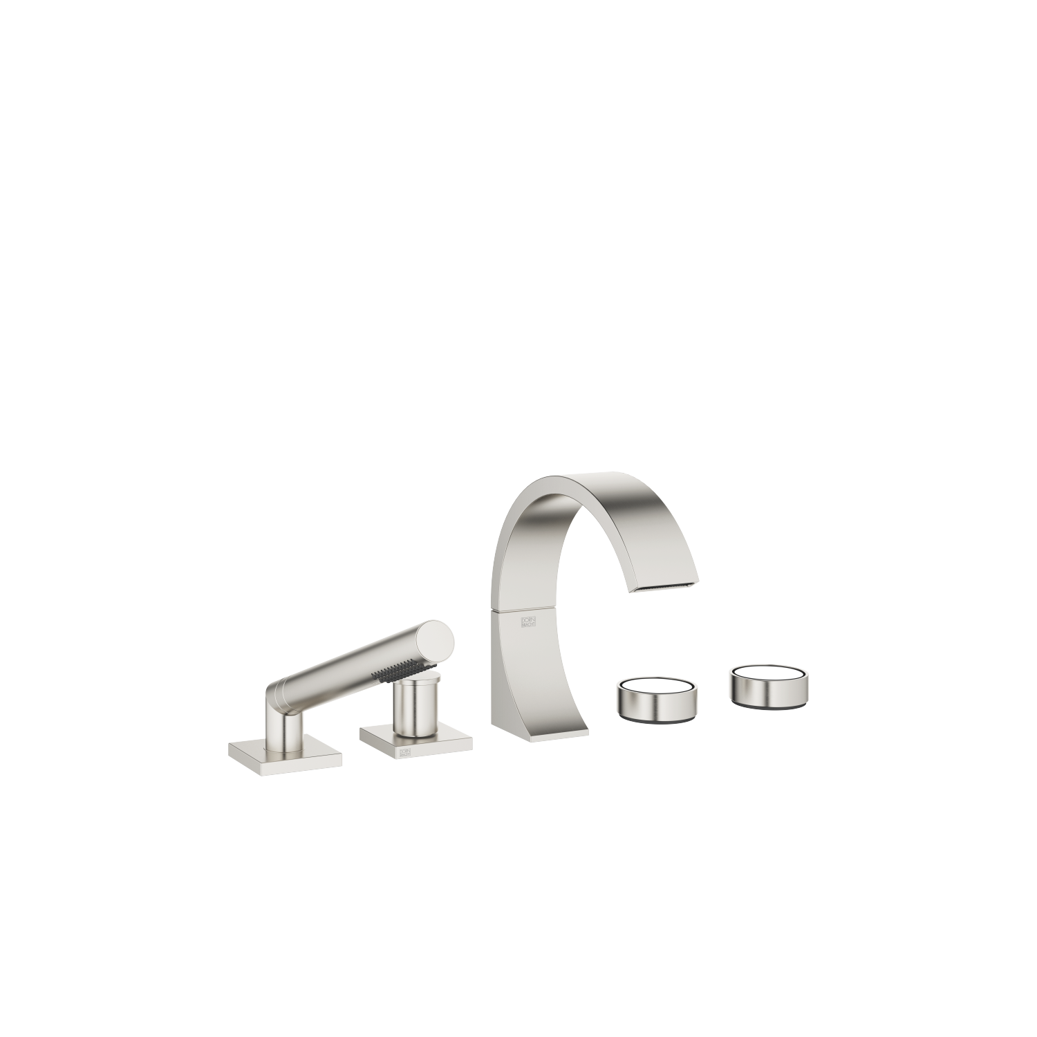 Dornbracht Cyo robinet de baignoire à cinq trous 27523811-06 pour installation de bord de baignoire/bord de carrelage, platine mat 2