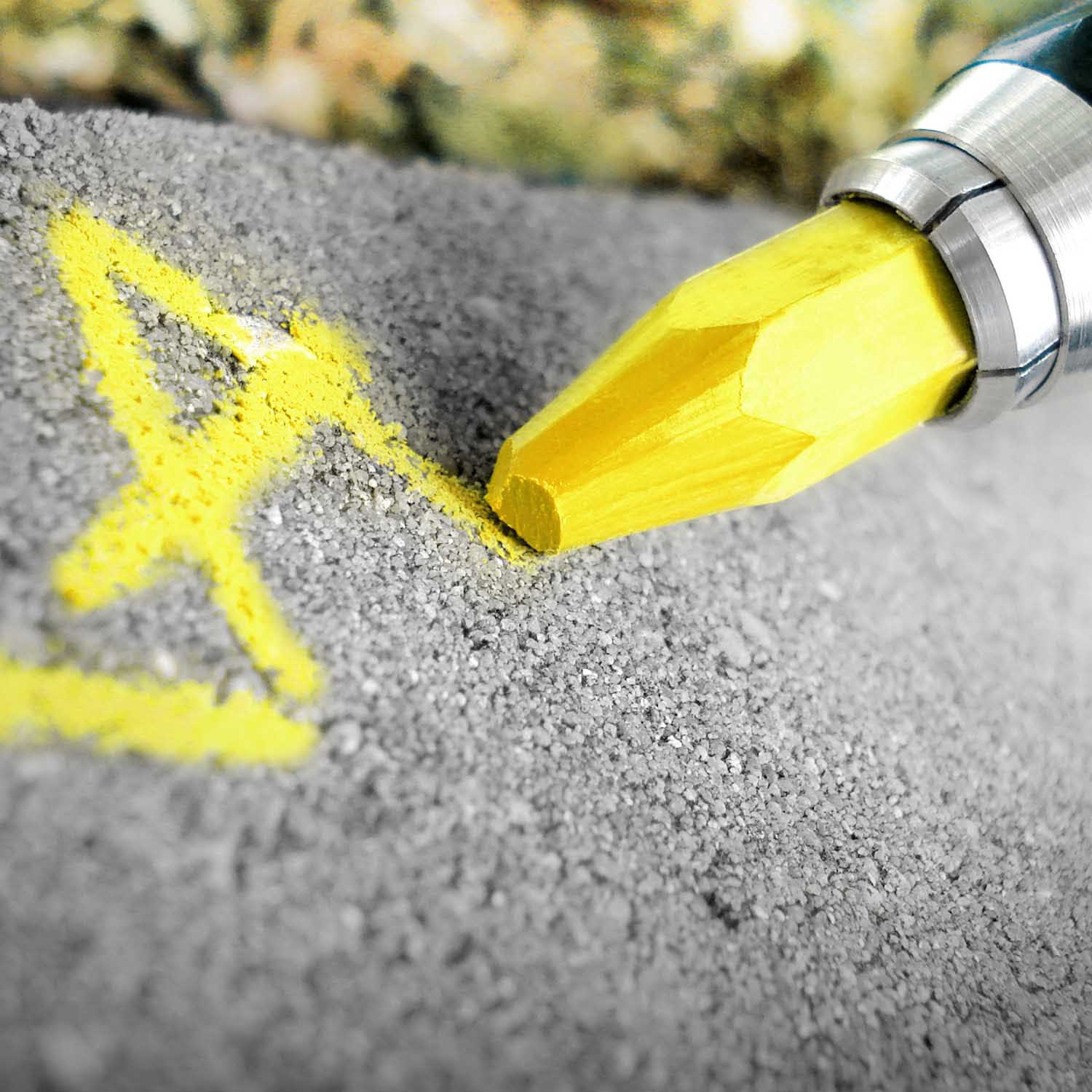 Lyra 795 Oil-Based Marking Chalk Yellow 12 Pieces 2