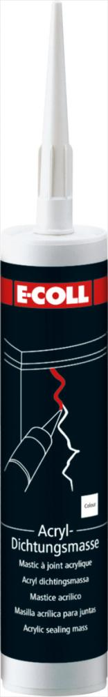 E-COLL 4317784349444 Acryl-Dichtstoff Weiß 310 ml 2