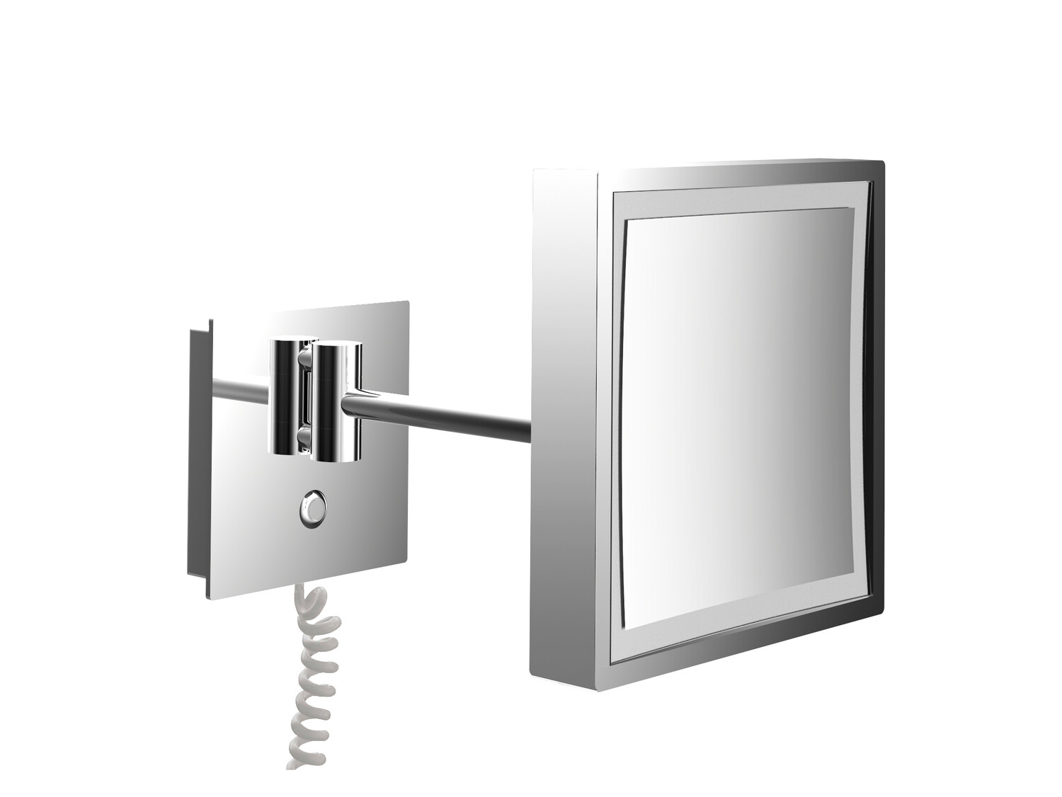 Emco Pure LED rasage / Miroirs cosmétiques 109406010 203 mm, angulaire, grossissement 3x, chrome 2