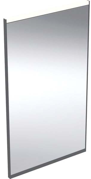 Geberit Option Plus Miroir lumineux carré 502780141 40 x 70 cm, noir mat/aluminium anodisé, éclairage direct/indirect 3