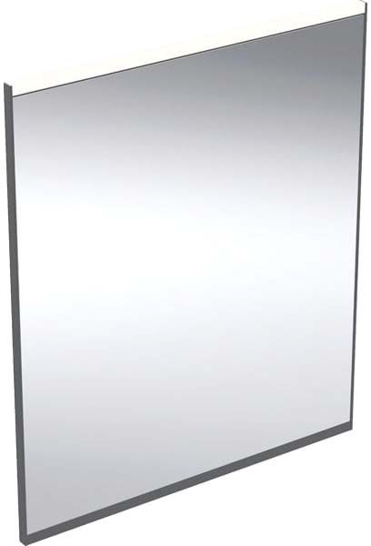 Geberit Option Plus LED Mirror 502781141 60x70cm Black Mat/Anodized Aluminum 4