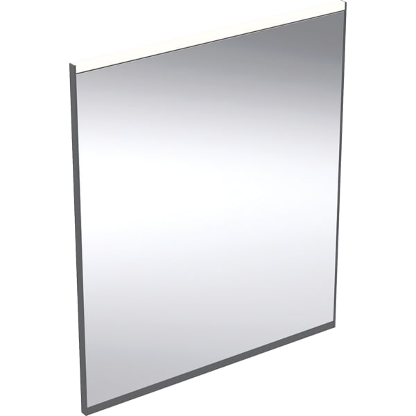 Geberit Option Plus LED Mirror 502781141 60x70cm Black Mat/Anodized Aluminum 3