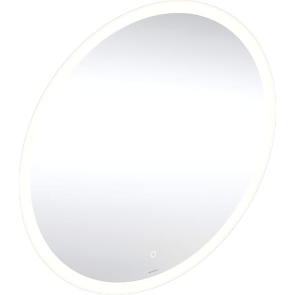 Geberit Option Miroir lumineux rond 502797001 60 cm, éclairage LED direct/indirect, capteur tactile, lumière d'orientation 6
