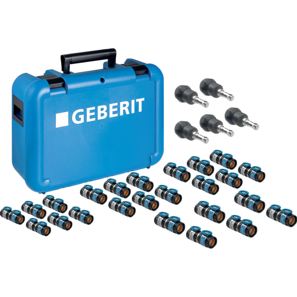Valise Geberit FlowFit 655085001 avec transitions vers des systèmes tiers 2