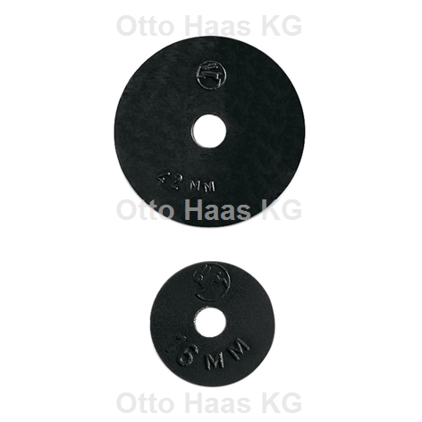 HAAS disque de robinet de qualité Oha 3514 14x4x4mm, noir 2