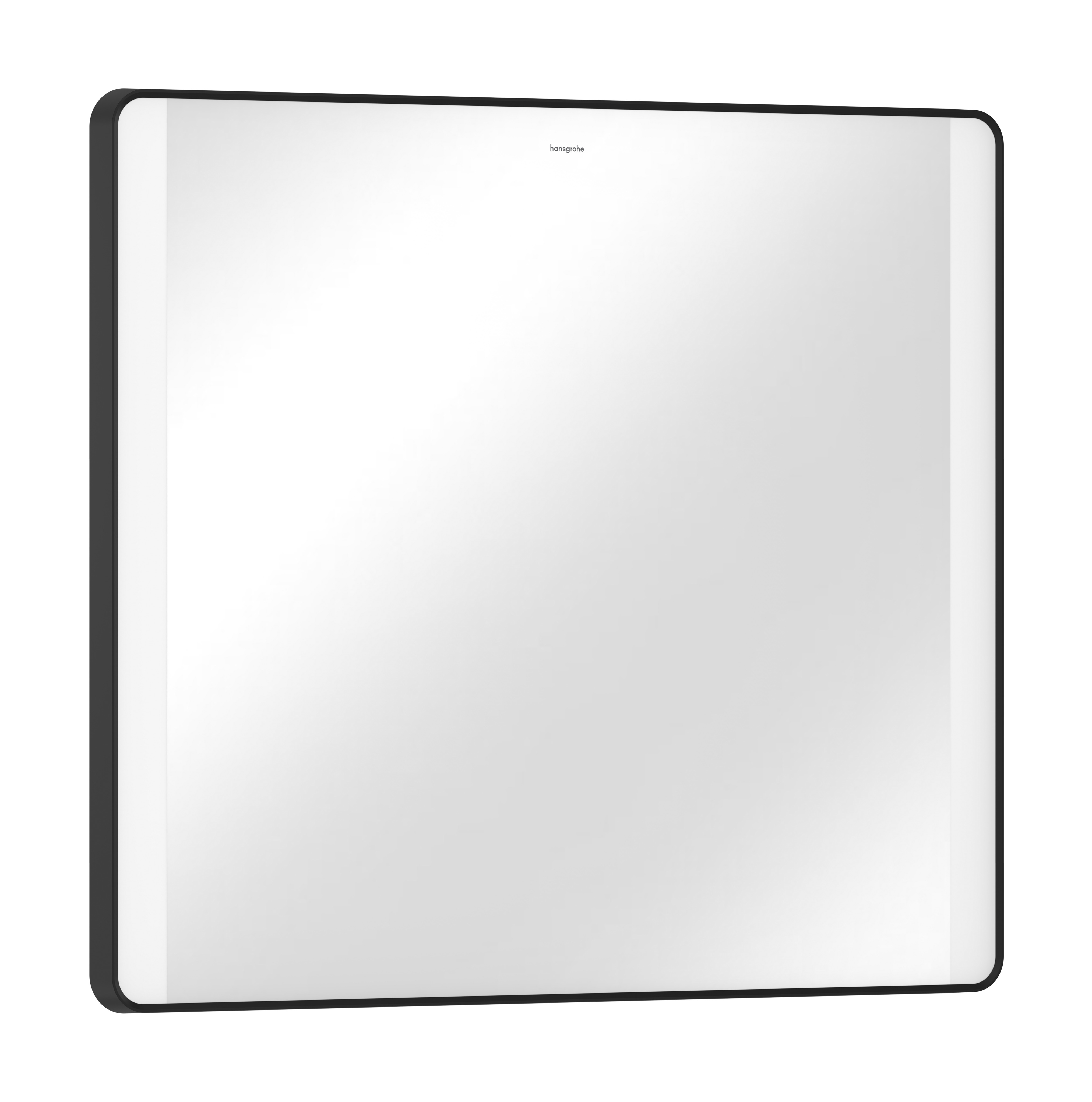 Hansgrohe Xarita Lite Q miroir 54963670 avec éclairage latéral LED, noir mat, L 800 x H 700 x P 30 mm, 14 W 5