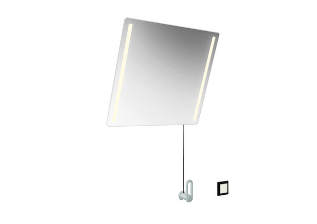 Miroir inclinable LED Hewi 801 Rubinrot 60x54x6cm 2