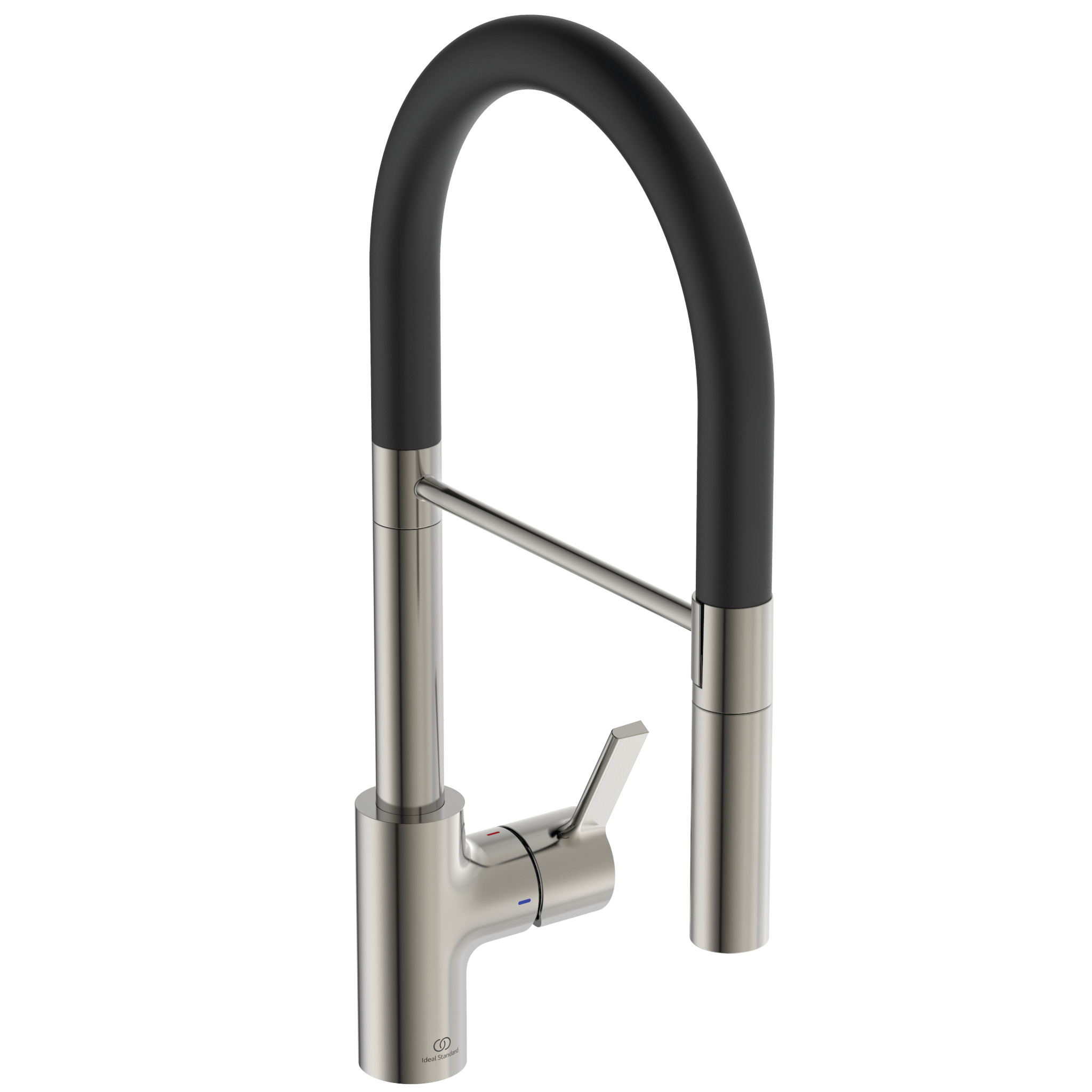 Ideal Standard robinet de cuisine BD417GN tempête argentée, avec douchette 2 fonctions en métal 6