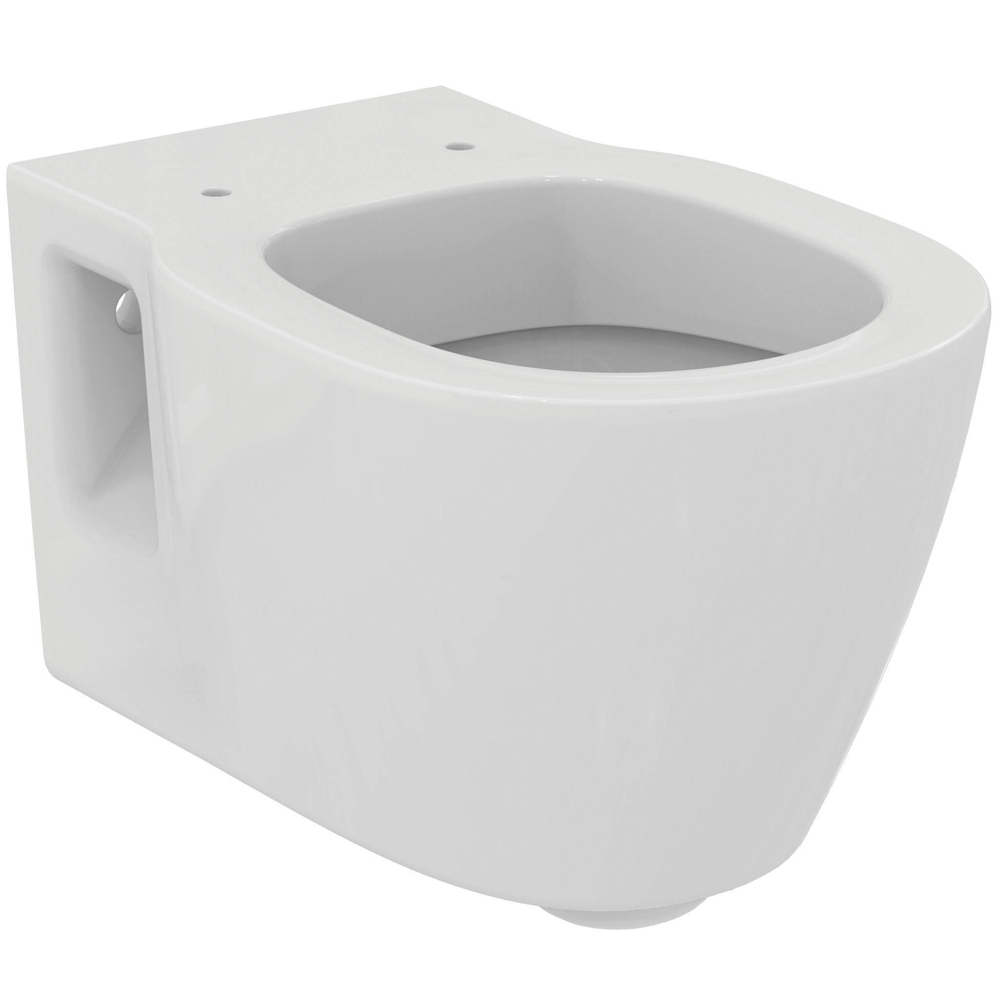 WC suspendu Ideal Standard Connect E8017MA vitré, chasse d'eau fermée, blanc Ideal Plus 2