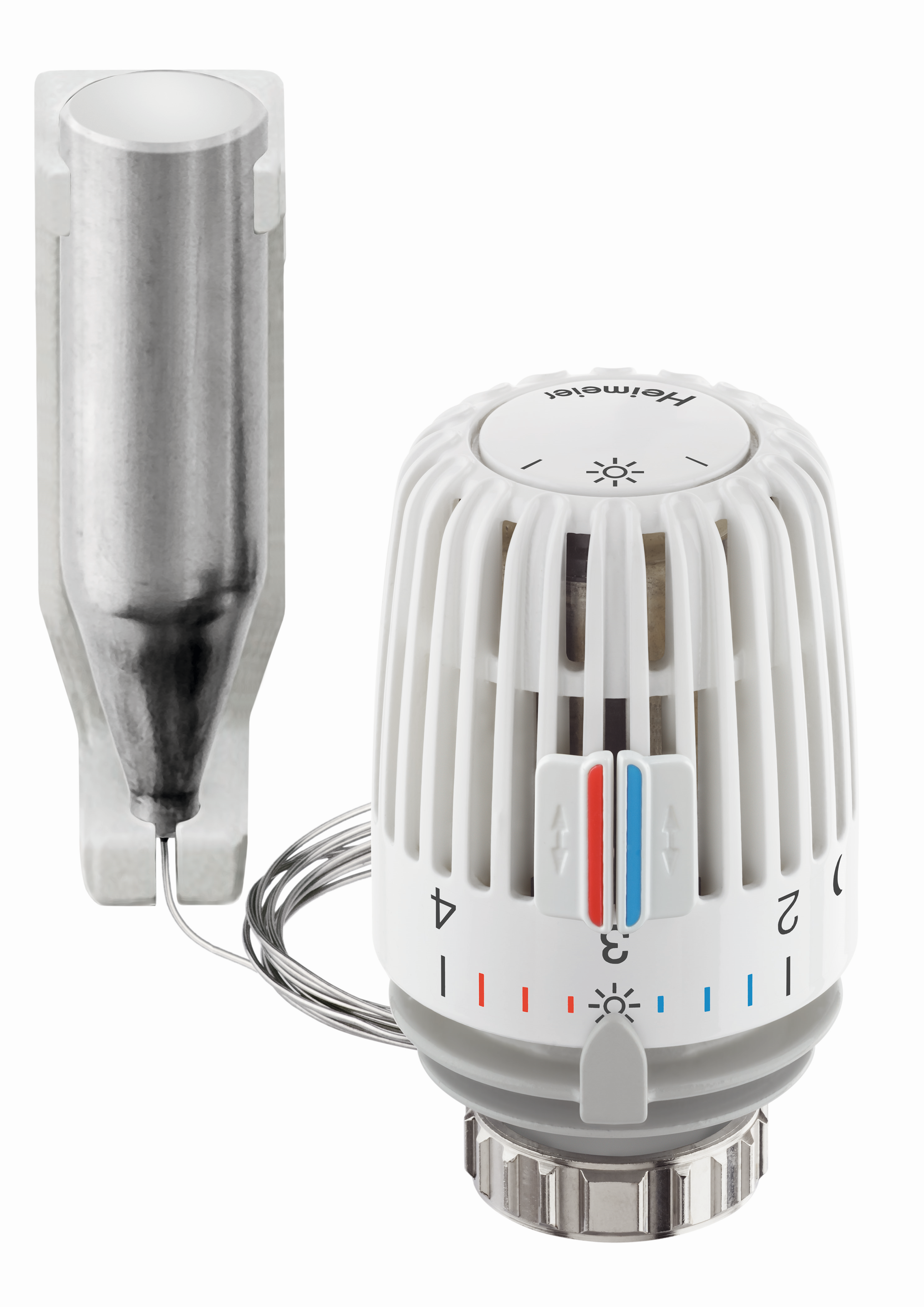 Heimeier tête thermostatique 6001-00.500 blanc, standard, tube capillaire 2000 , 25 m 2