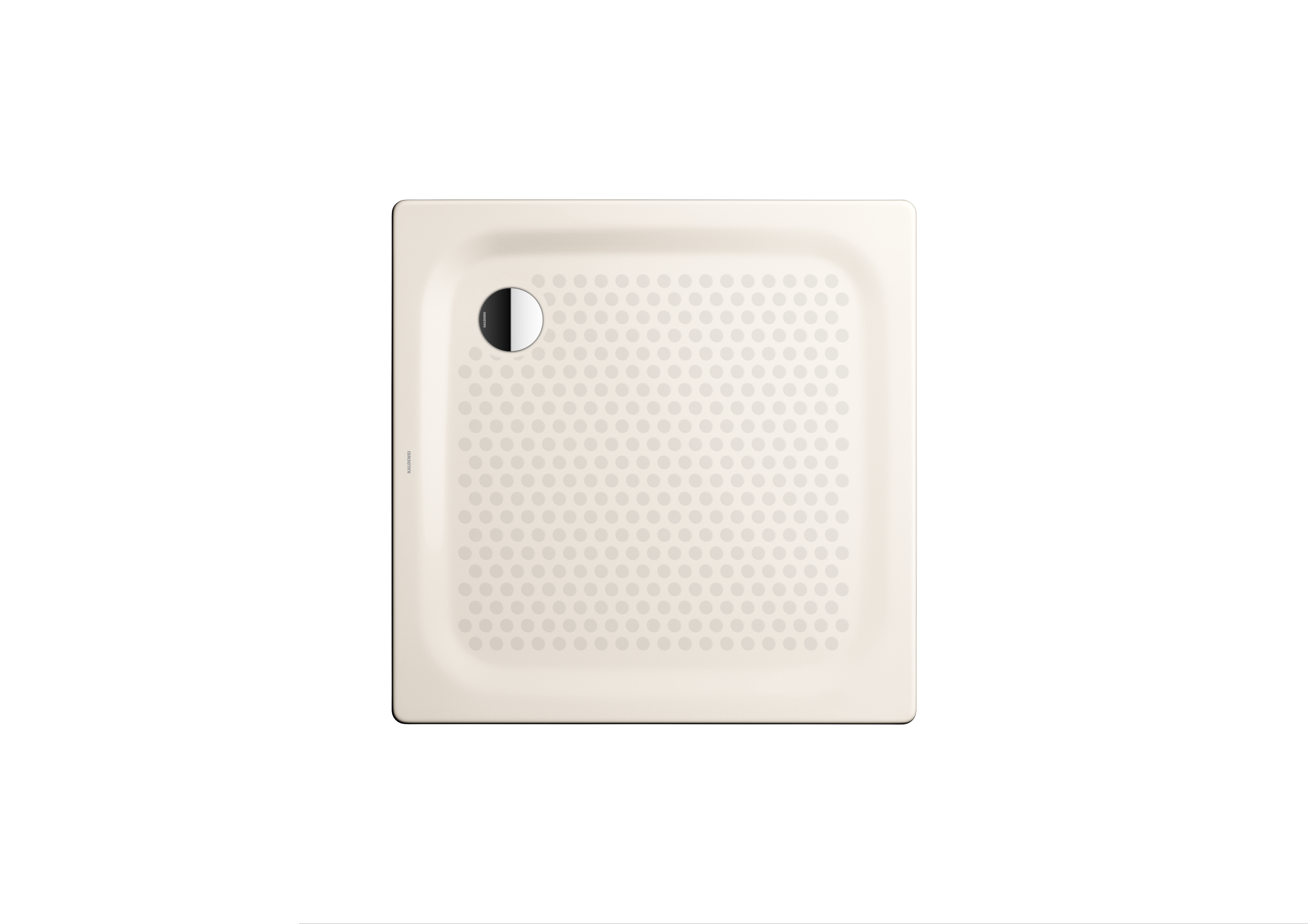 Kaldewei Superplan Classic receveur de douche 446930023231 90x90x2,5cm, effet perlant entièrement antidérapant, pergamon 2