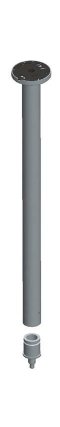 Keuco suspension de plafond Plan 14941010300 longueur 30 cm, chrome 4