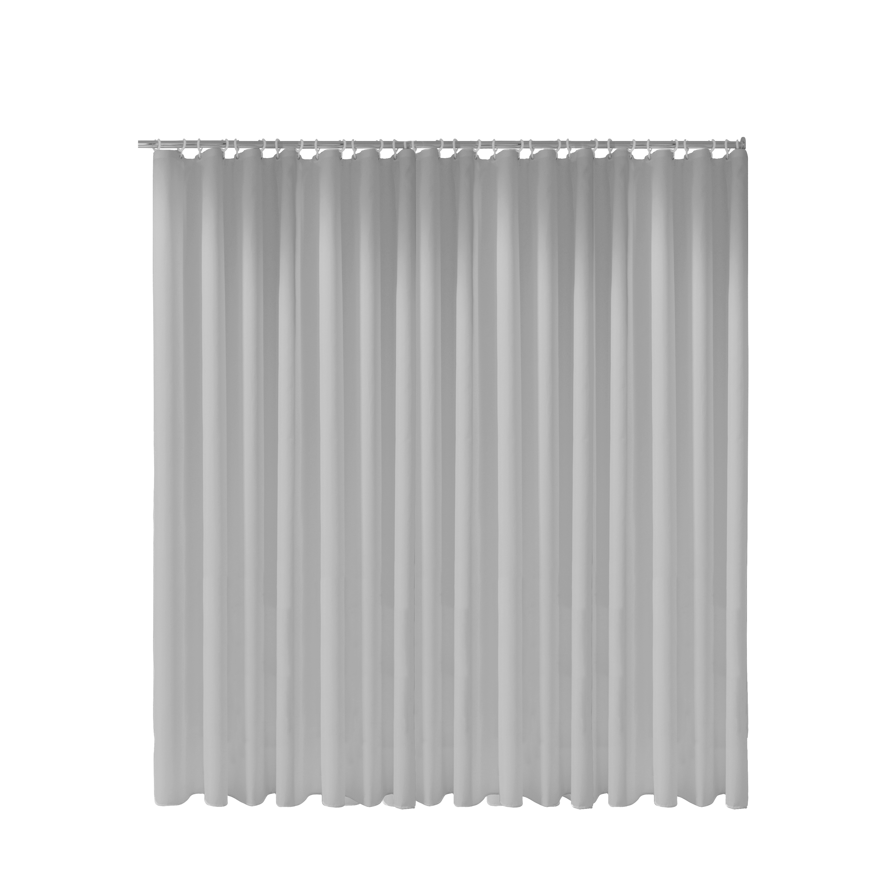 Rideau de Douche Keuco Plan 14943000320 Gris Clair 200 x 180 cm 2