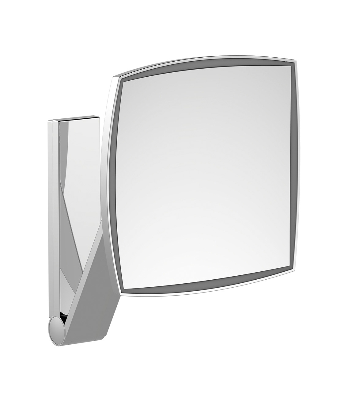 Keuco iLook_move Miroirs cosmétiques 17613059003 nickel brossé, encastré, modèle mural, beleuchtet , 200 x 200 mm 2