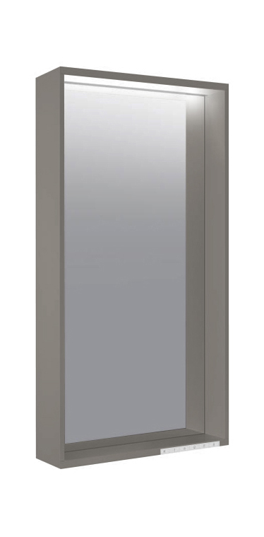 Keuco miroir X-Line 33298291003 460x850x105mm, 26 + 25 watts, inox, chauffage miroir 2