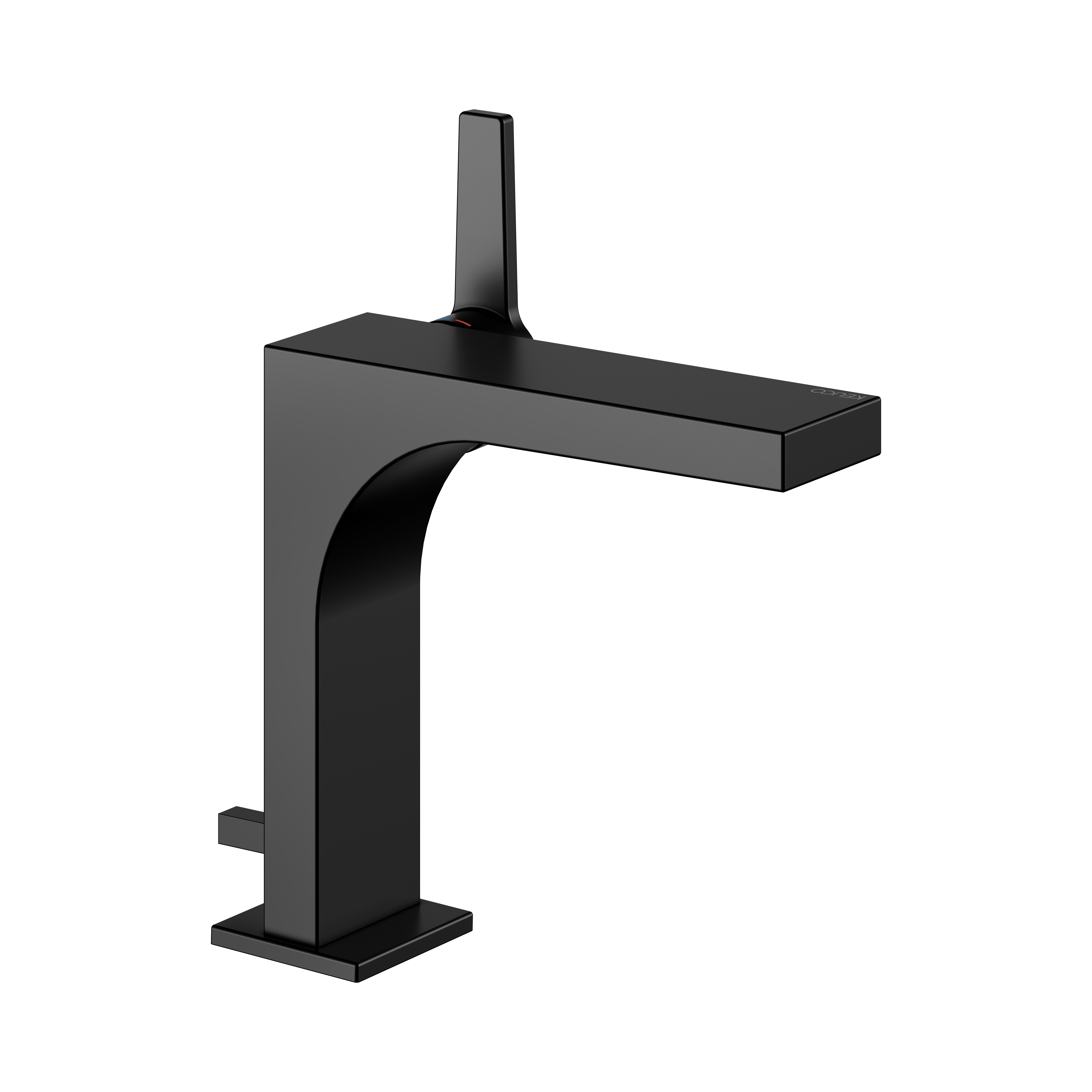 Keuco Edition 11 mitigeur lavabo 51102370000 noir mat, avec garniture de vidage 2