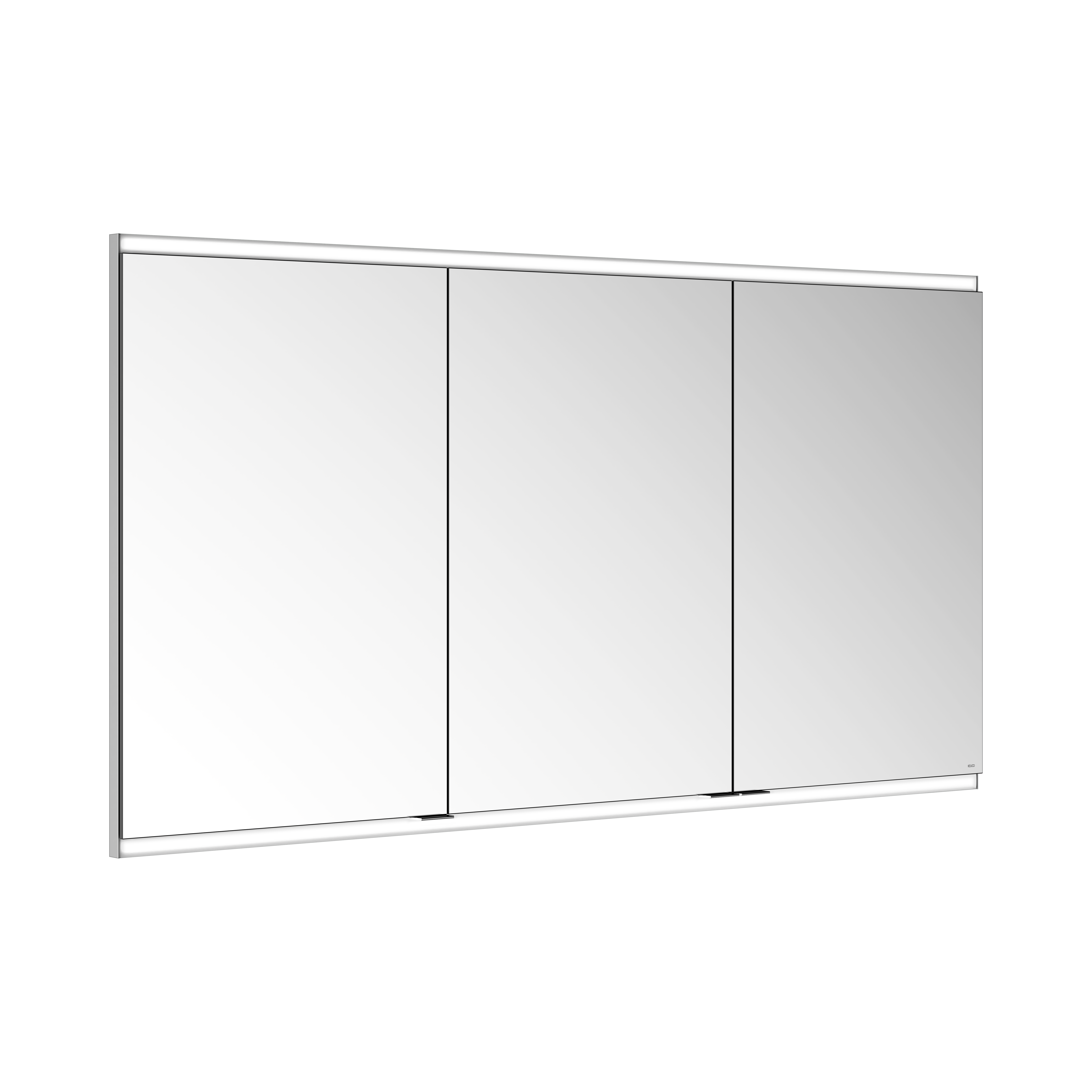 Keuco Royal Modular 2. 1930 800320140000000 1400 x 700 x 120 mm, sans prise, encastré mural, 3 portes, DALI 2