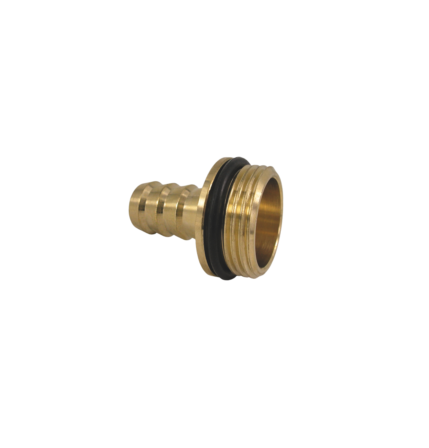Raccord de tuyau AquaCraft 1001000066 avec joint d'étanchéité, 1" x buse 13 mm, laiton 2
